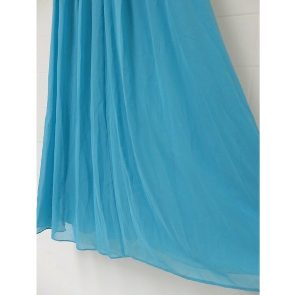 Calvin Klein Strapless Halter Sequin Beaded Dress - Picture 9 of 13